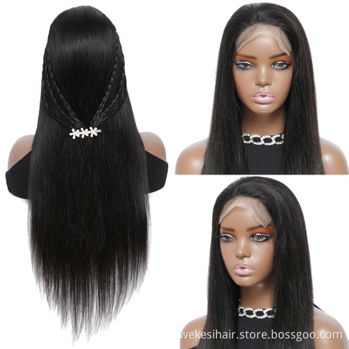 Invisible Transparent HD Lace 5X5 Lace Top Wigs Cuticle Aligned Brazilian Remy Hair Bob Cut Lace Wig